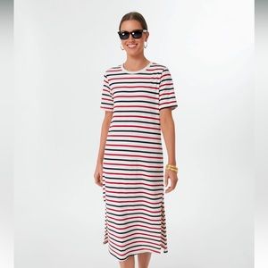 NWOT - Pomander Place Red, White, and Blue Striped Dress